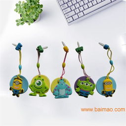 硅胶制品厂家定制 创意卡通安卓手机防尘塞，打造独具魅力的广告促销礼品